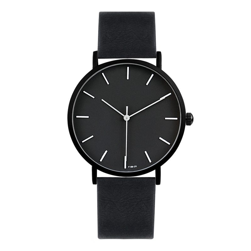 Women's Black and White Essential Watch