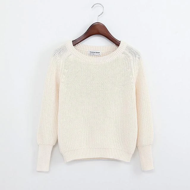 Trendy White Pullover