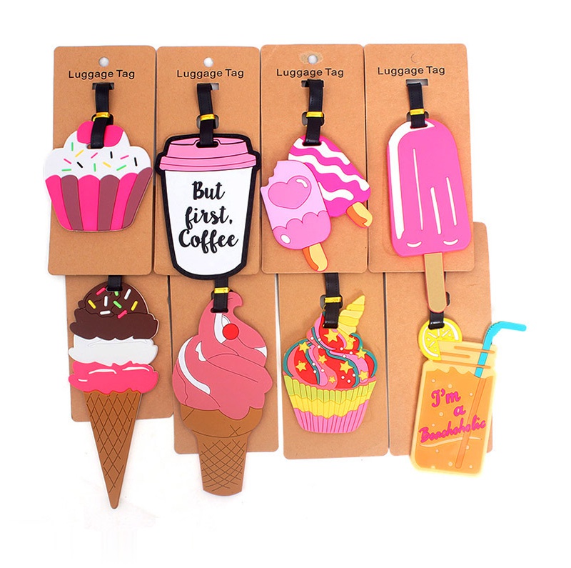 Cartoon Silicon Luggage Tag