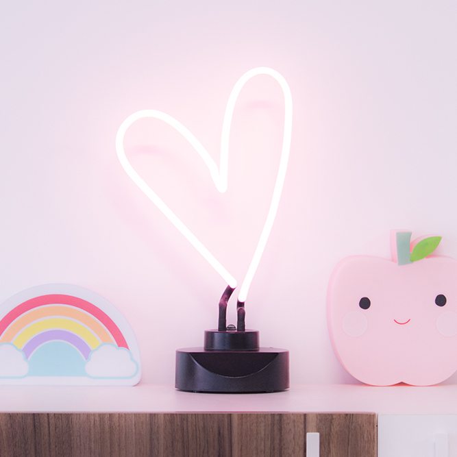Sketch Heart Neon Lamp