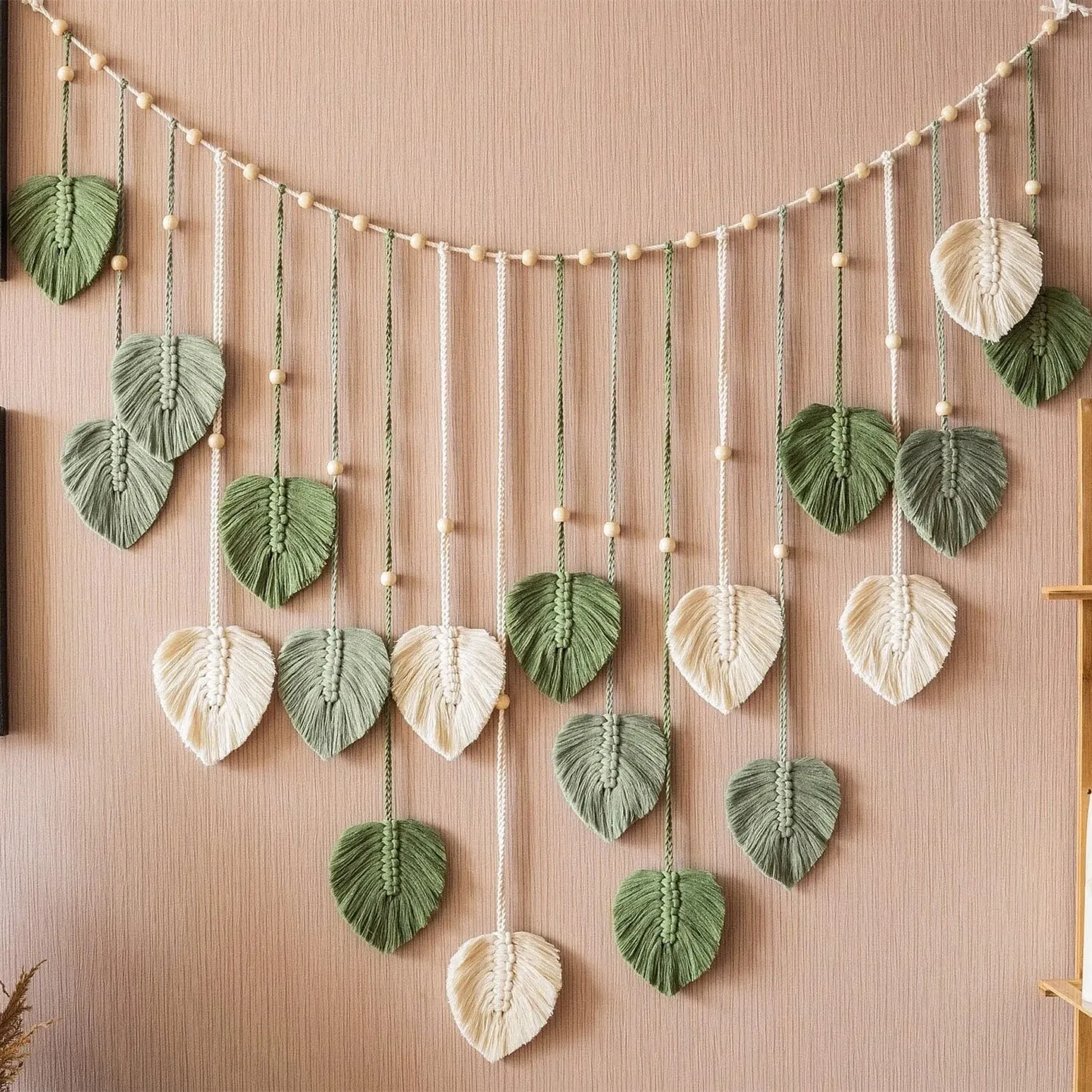 Macrame Leaves Wall Art