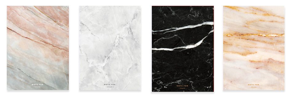 Soft Cover A5 Marble Print Notebook