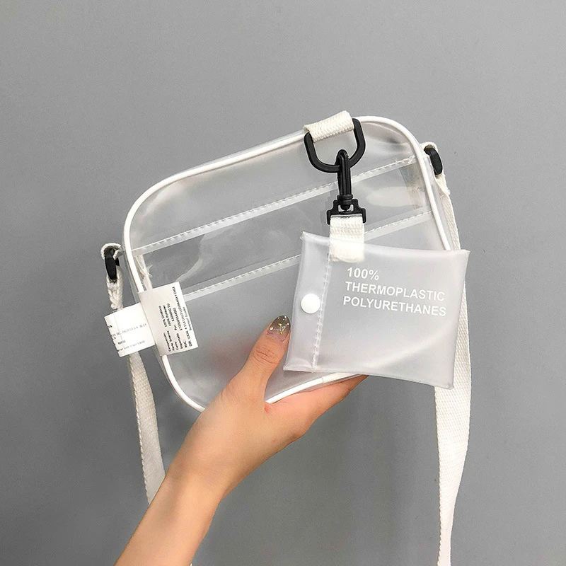 Matte Clear PVC Shoulder Bag