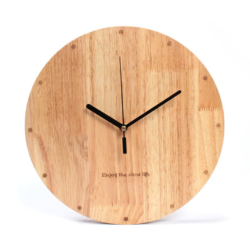 Bamboo Wall Clock