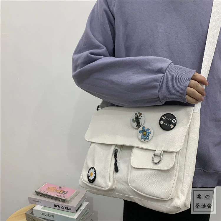 Canvas Messenger Bag