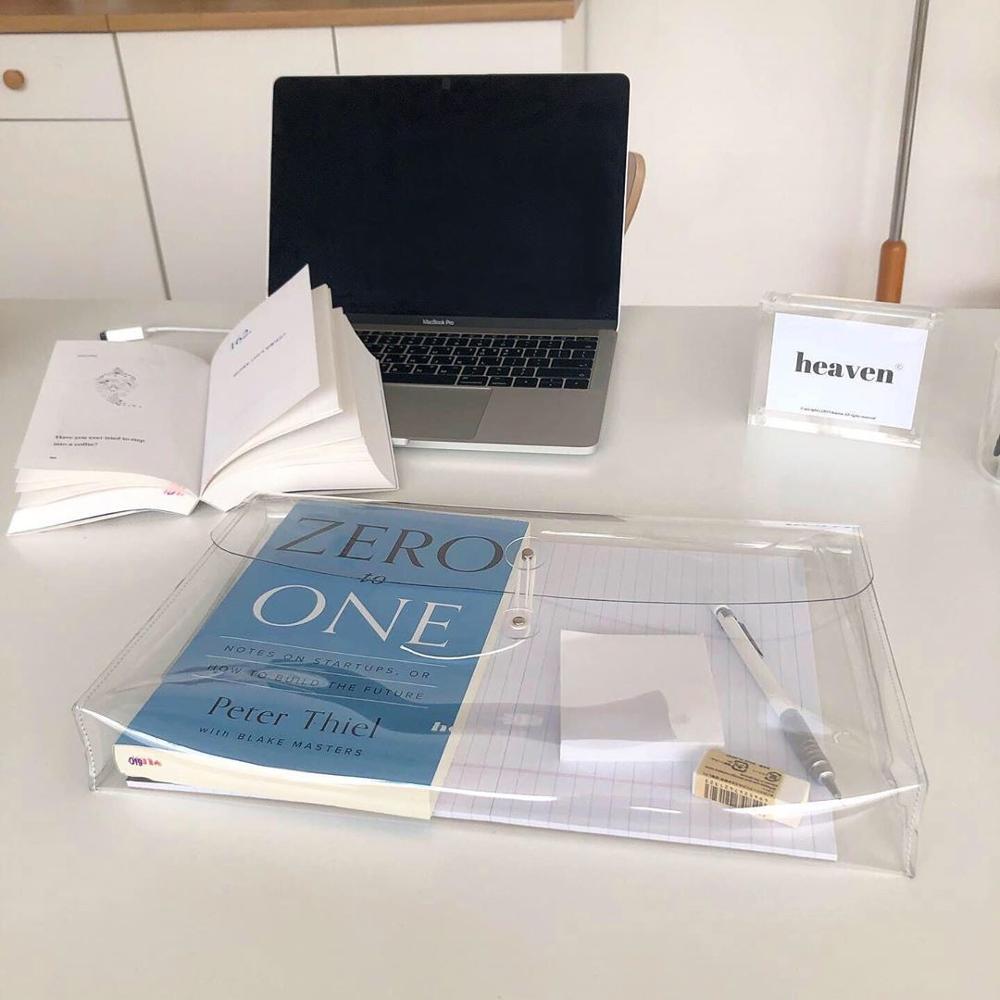 Clear PVC Stationery Carry Bag