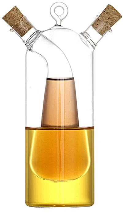 Corked Oil & Vinegar Glass Pourer