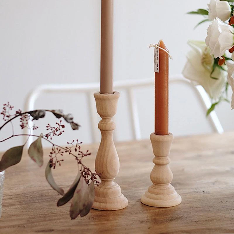 Wooden Candle Holder