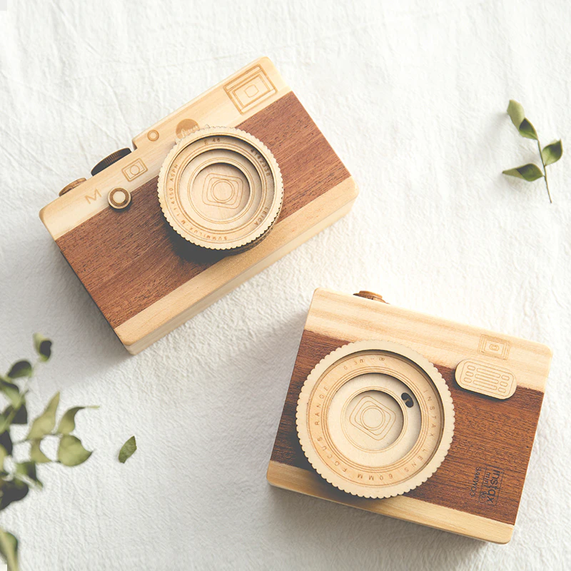 Kids Wooden Camera Toy