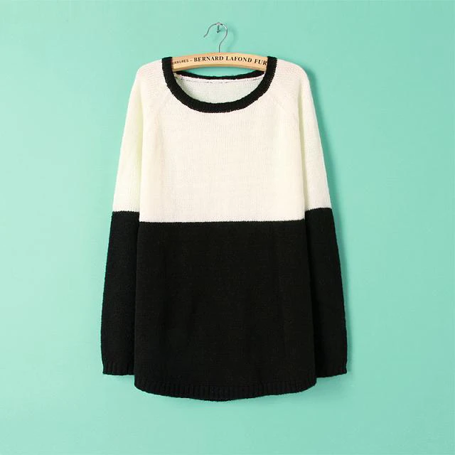 Black and White Sweater