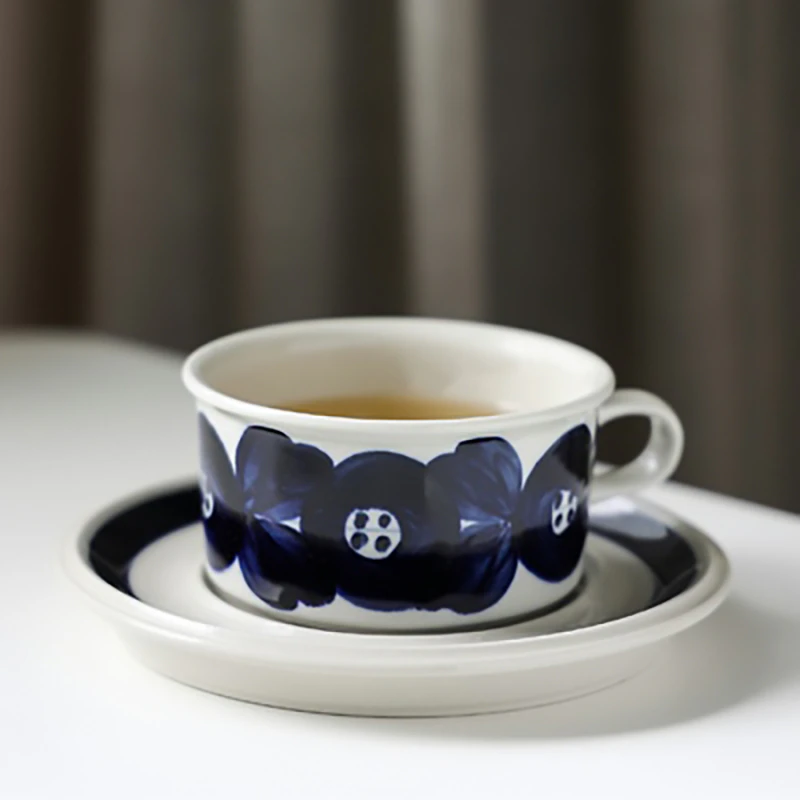 Hand Painted Retro Mug