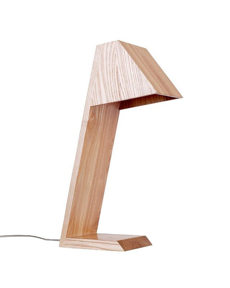 Handmade Wooden Desk Lamp
