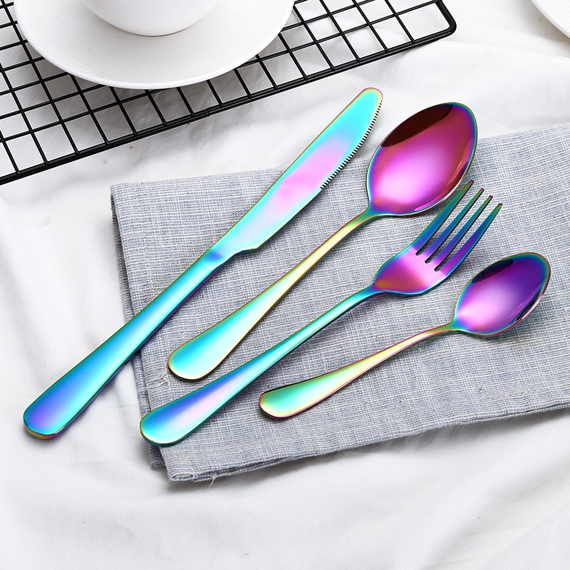 Holographic Rainbow Cutlery