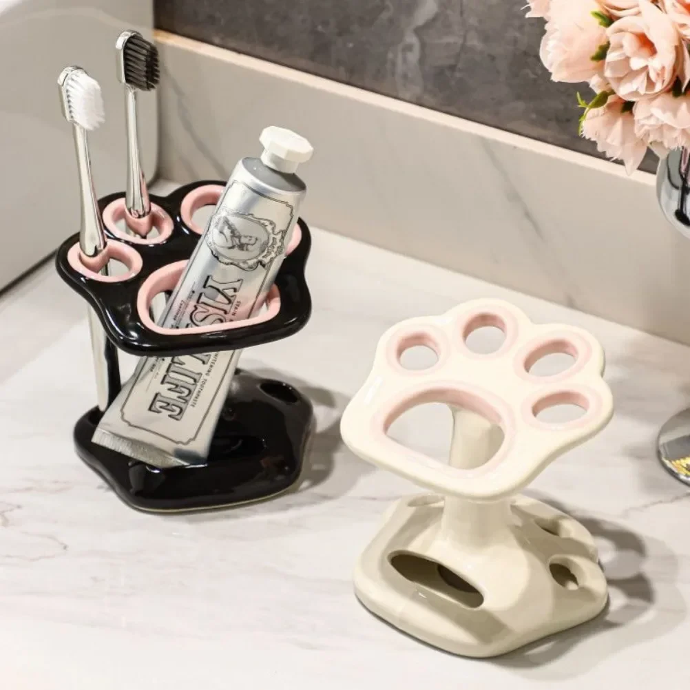 Cat Paw Toothbrush Stand