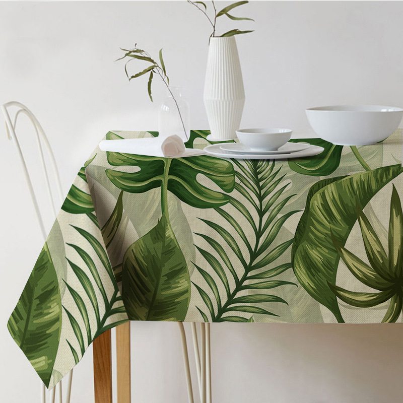 Tropical Print Table Cloth