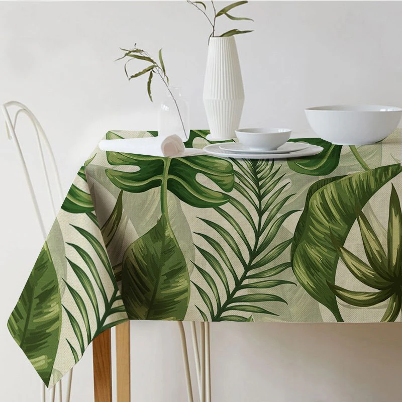 Tropical Print Table Cloth