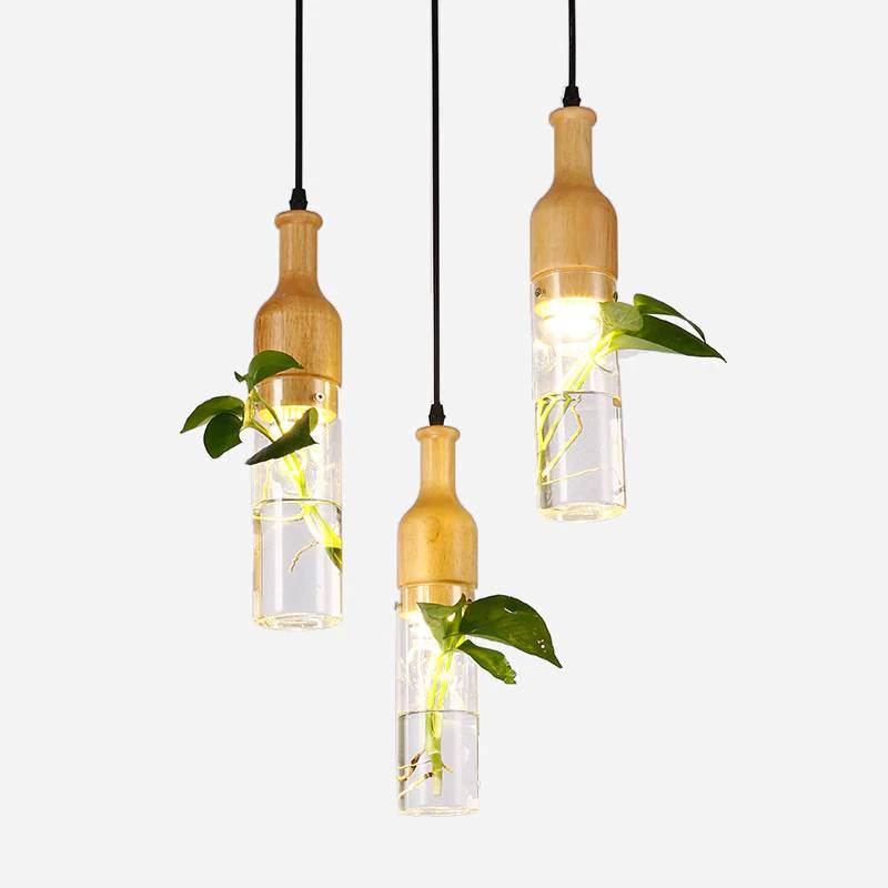 LED Pendant Vase Light