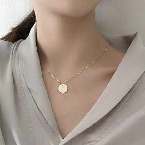 Round Pendant Necklace