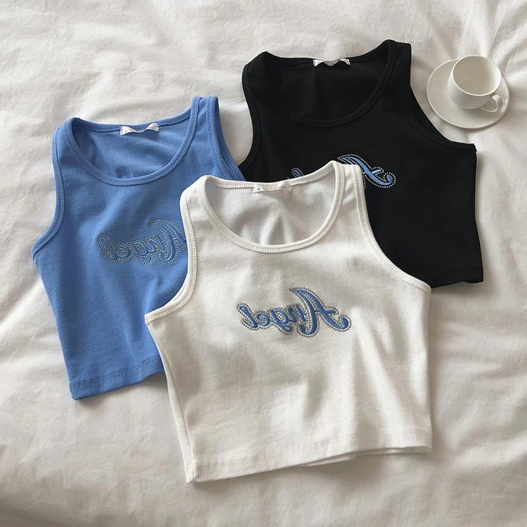 Y2K Cropped Angel Top