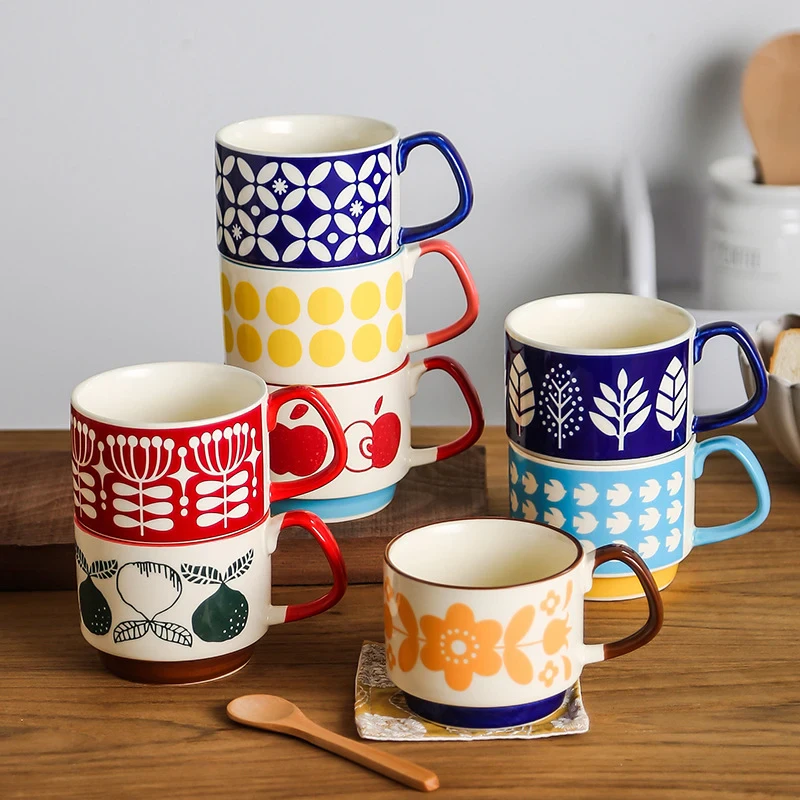 Retro Ceramic Mugs