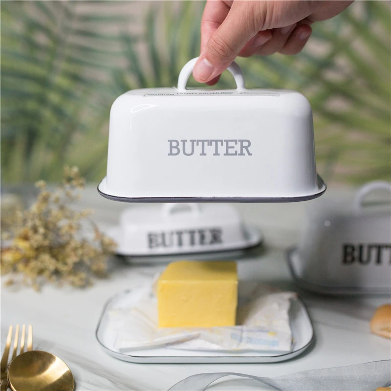 Enamel Butter Dish