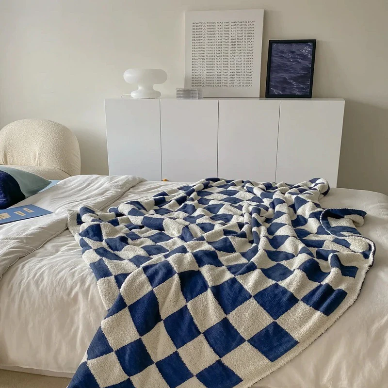 Soft Checkered Blanket