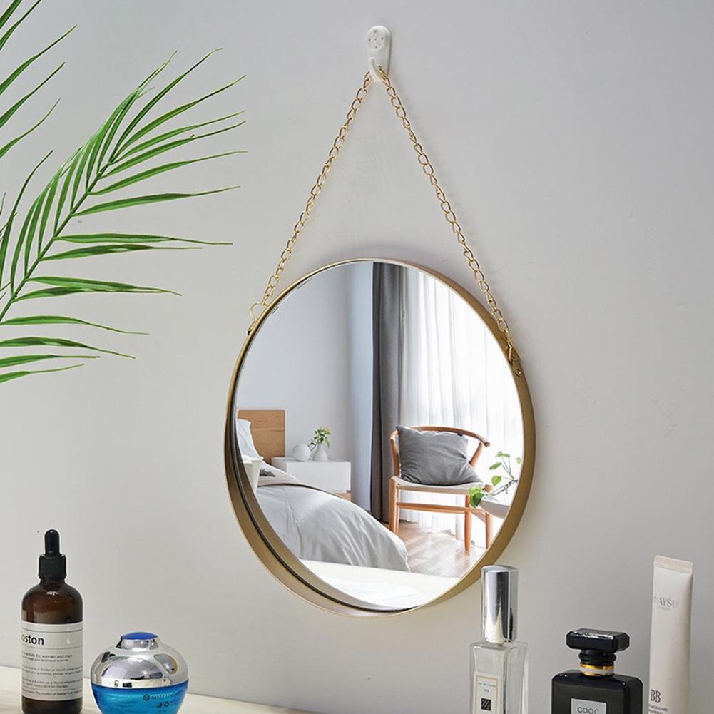 Round Hanging Wall Mirror