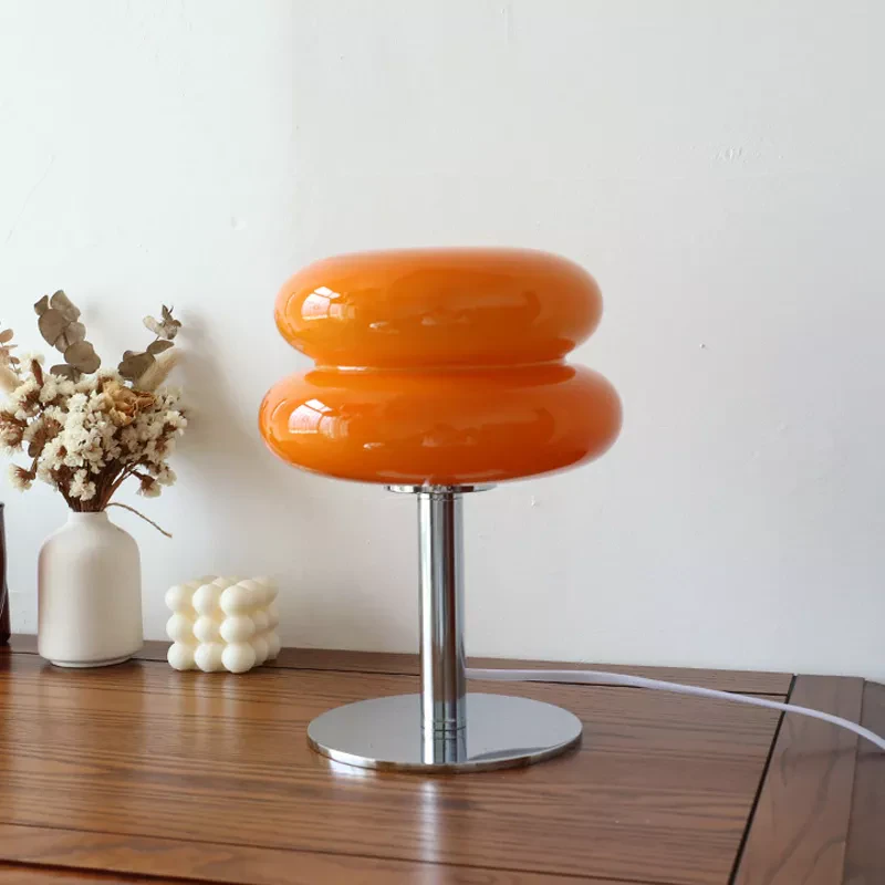 Retro Macaron Glass Table Lamp