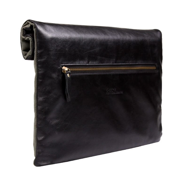 Leather Roll Laptop Sleeve
