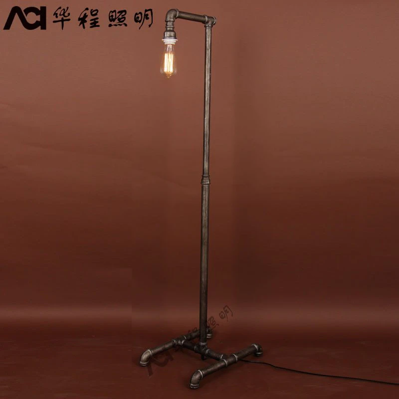 Industrial Pipes Floor Lamp