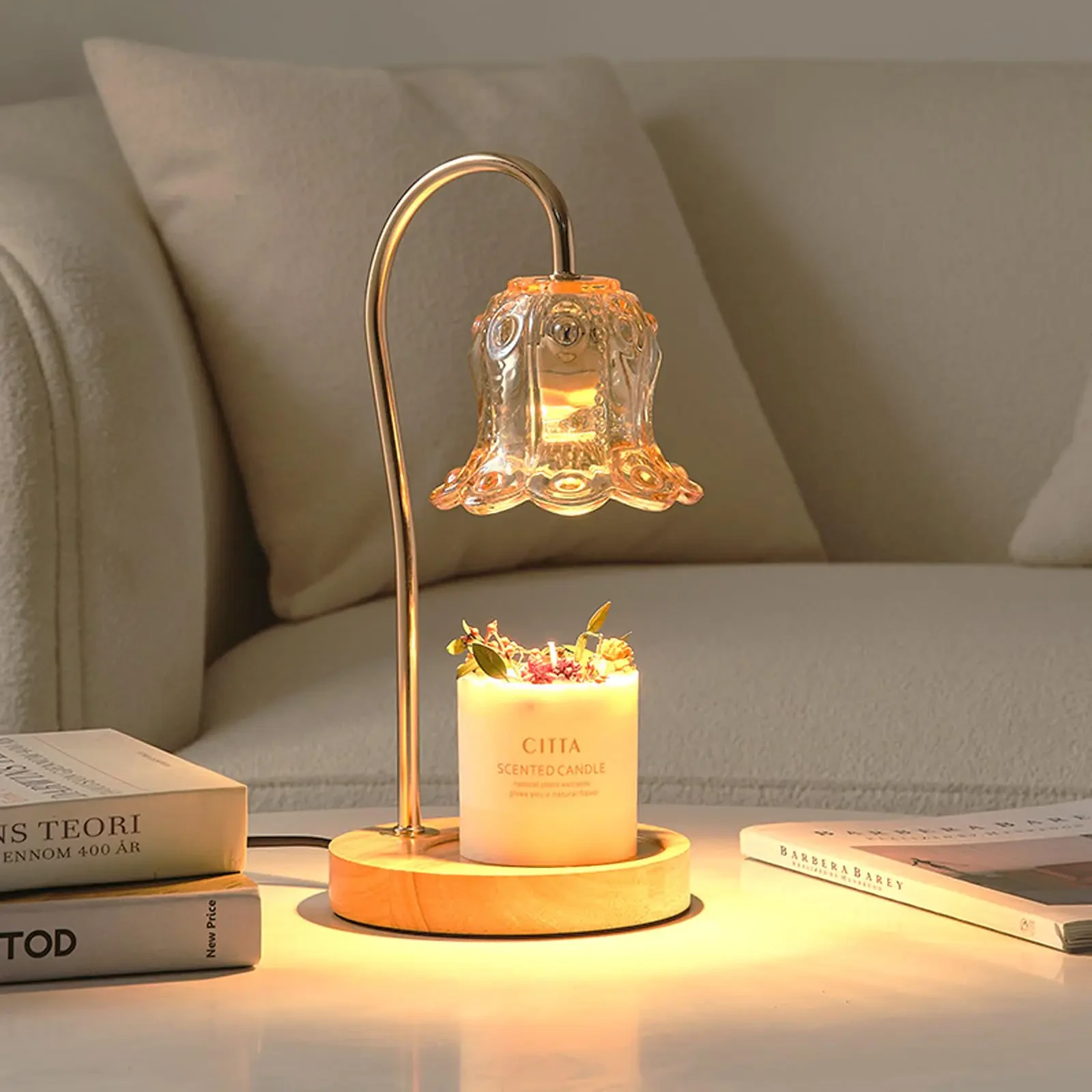 Vintage Candle Warmer Lamp