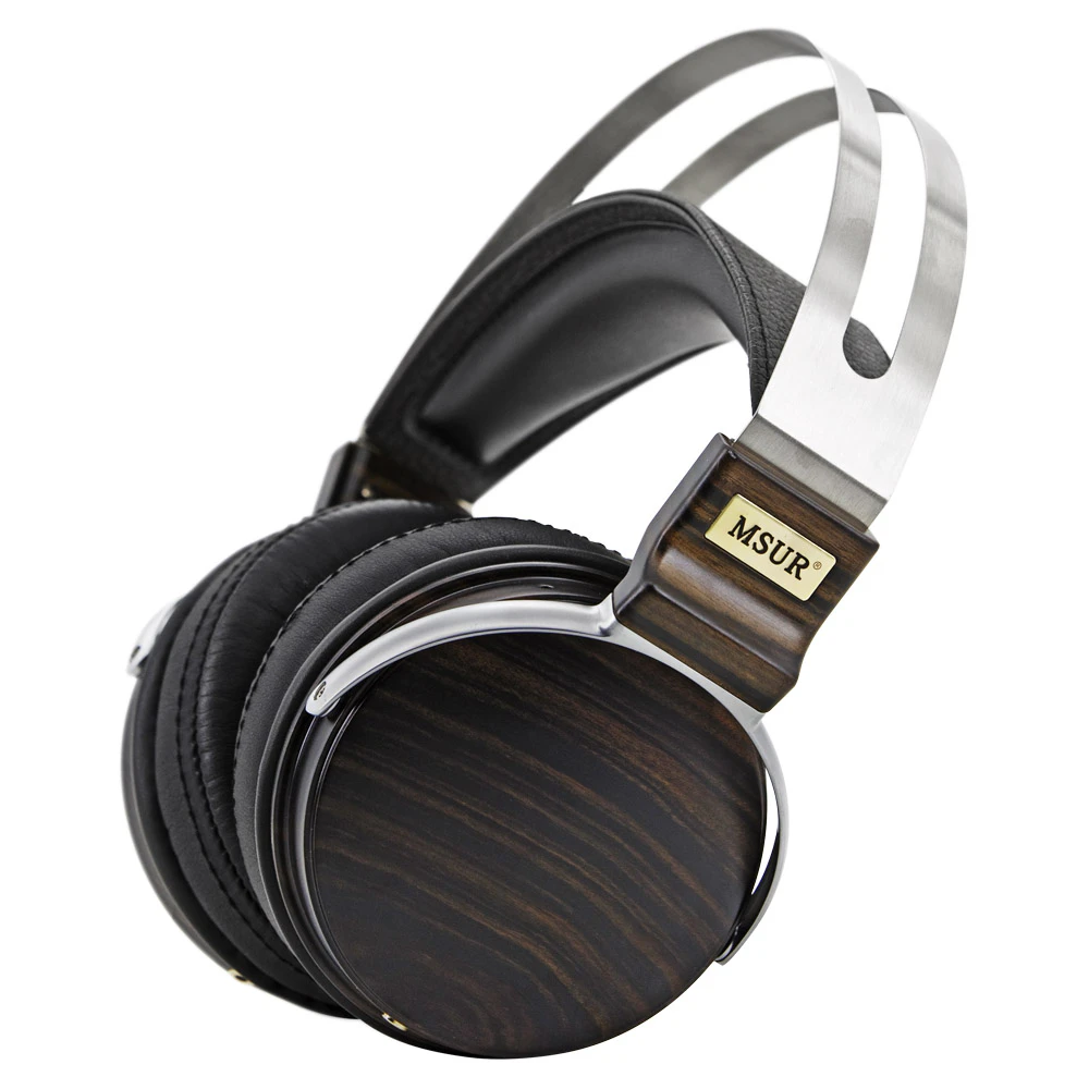 HiFi Wooden Metal Headphones