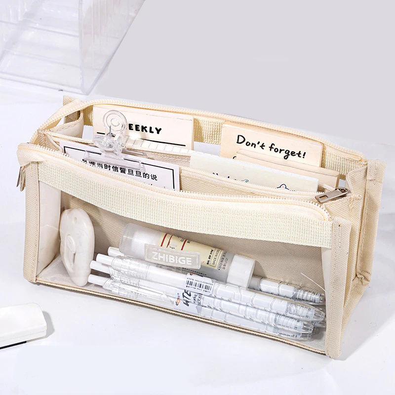 Multi Pocket Pencil Case