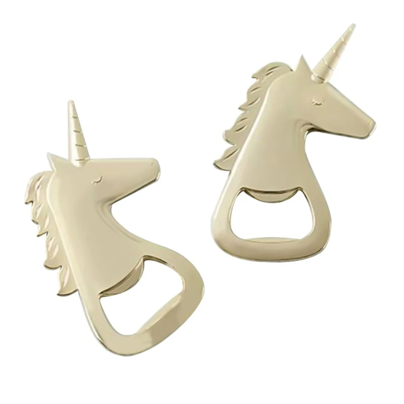 Gold Unicorn Bottle Opener