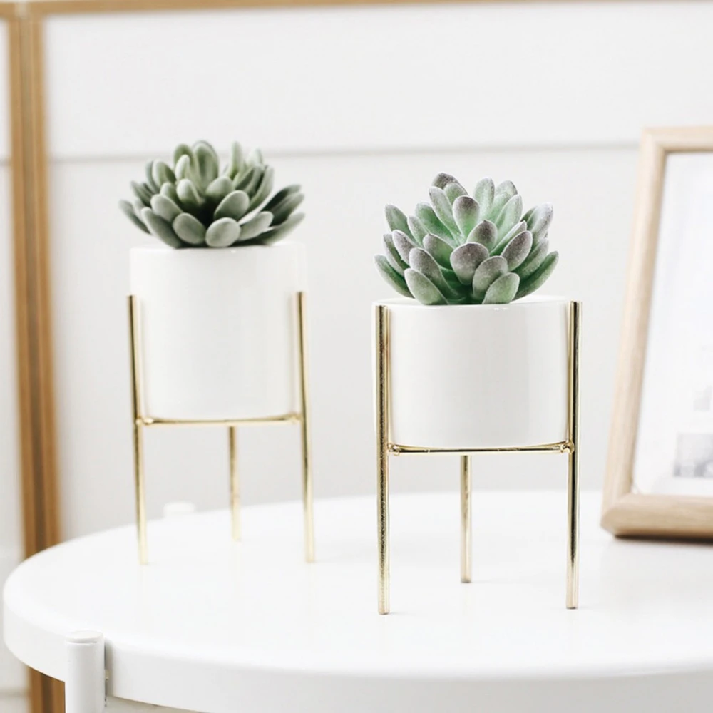 Plant Holder Stilt With Ceramic Pot