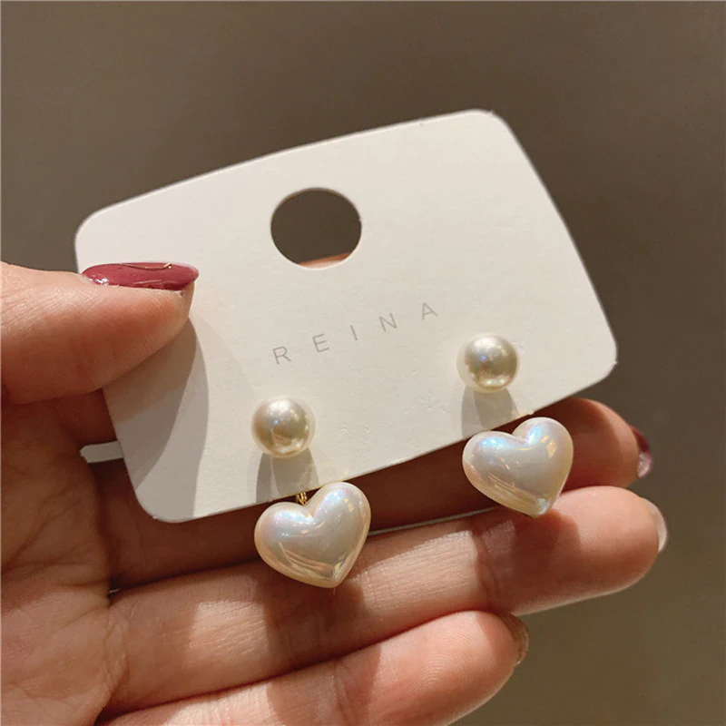 Pearl Valentine's Earrings
