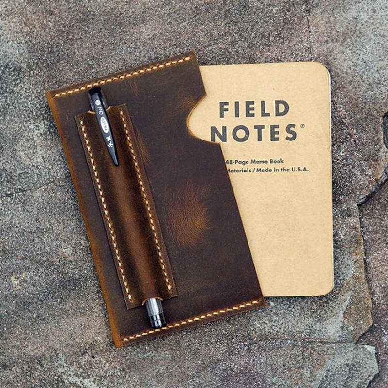 Leather Field Notes Diary Cover
