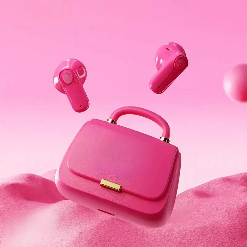 Pink Wireless Earphones