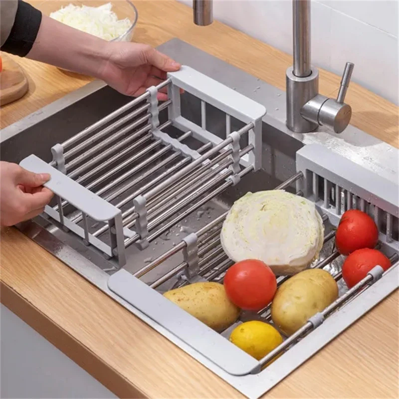Adjustable Sink Drainage Rack