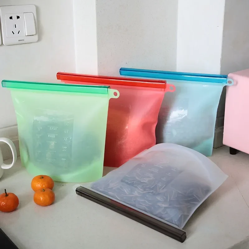 Silicone Food Stash Bags