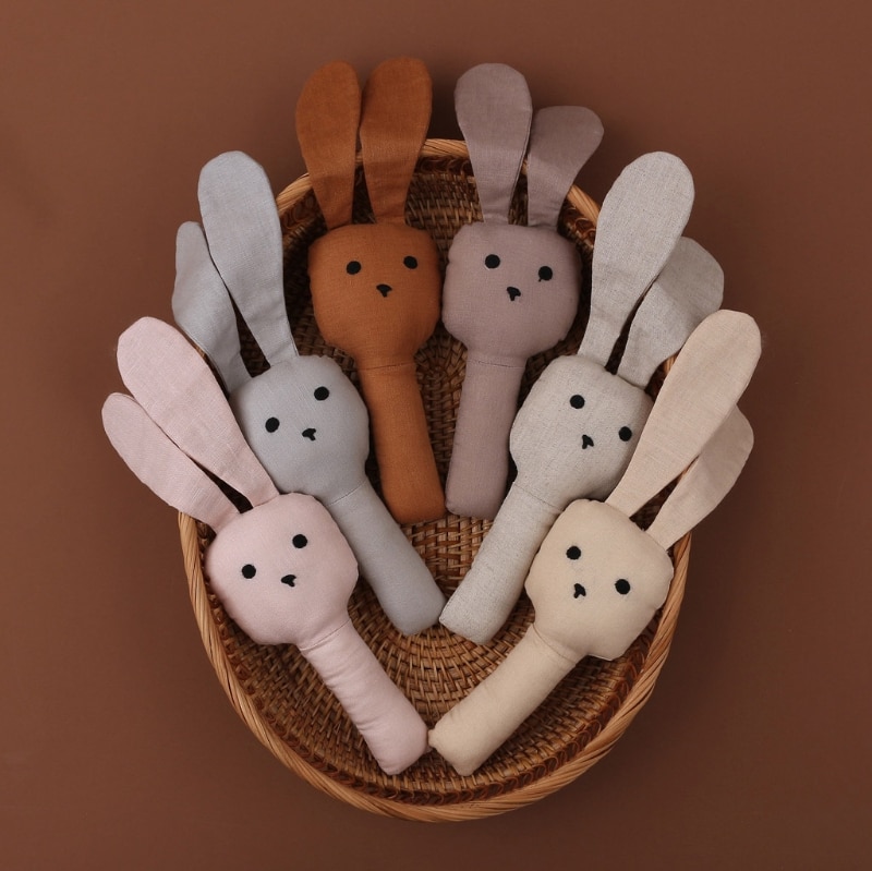 Soft Toy Rabbit Rattle