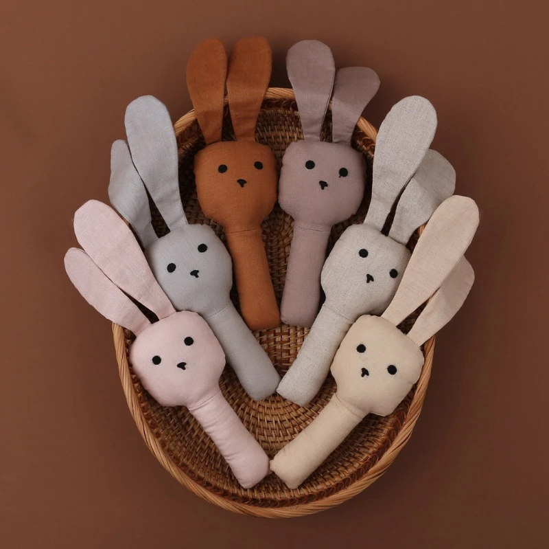 Soft Toy Rabbit Rattle