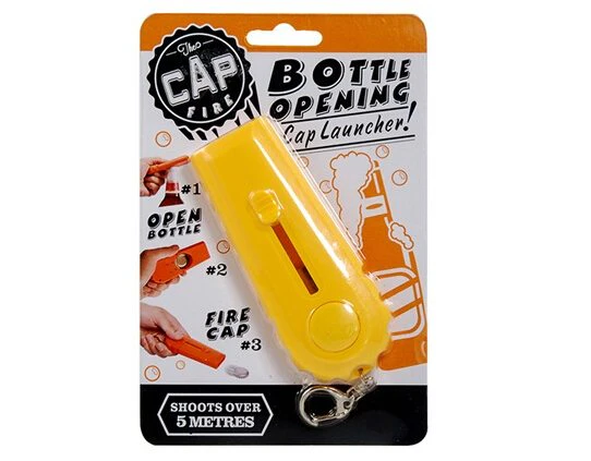 Bottle Opening Cap Launcher