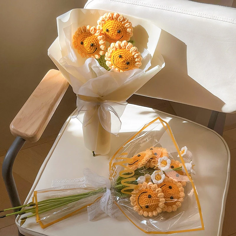 Crochet Sunflowers