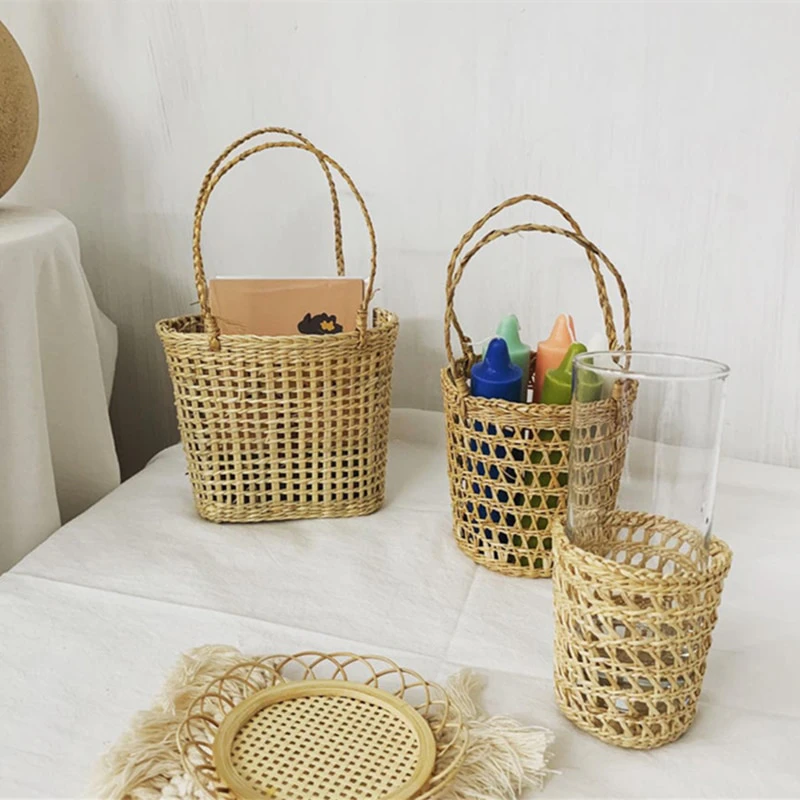 Small Rattan Woven Basket