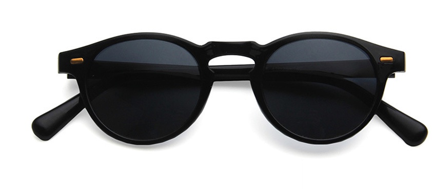 Vintage Rounded Keyhole Sunglasses