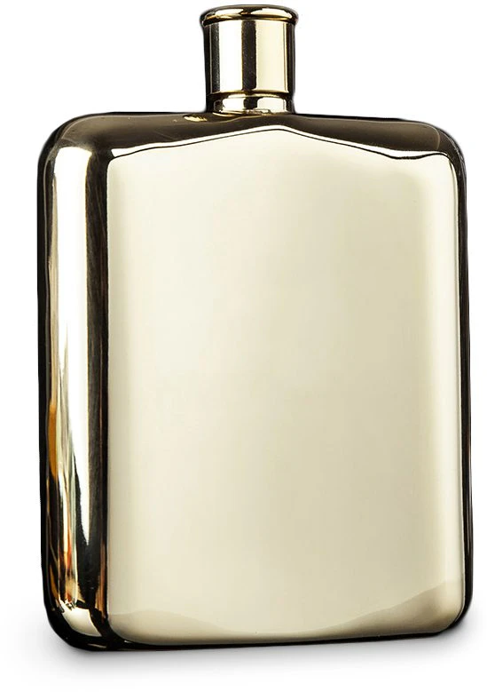 6oz Gold Flask