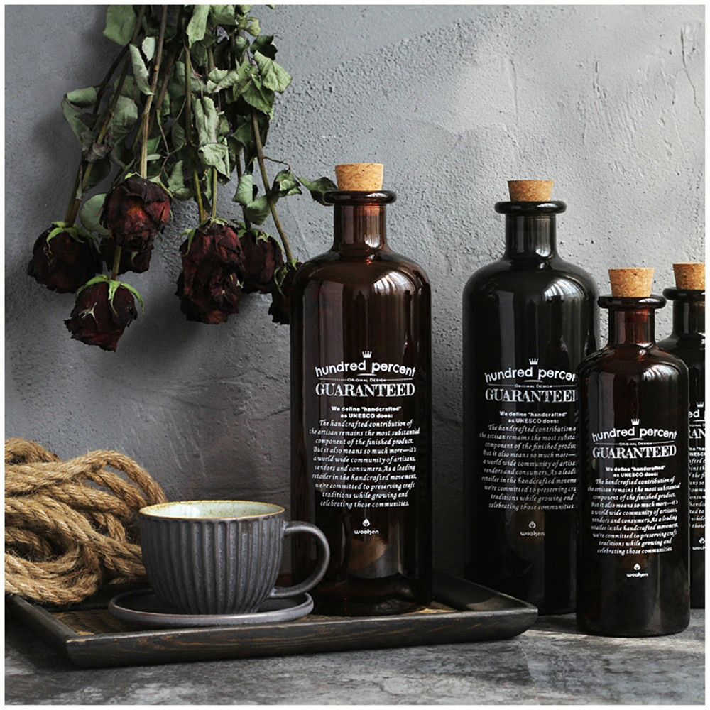 Chic Glass Storage Bottle