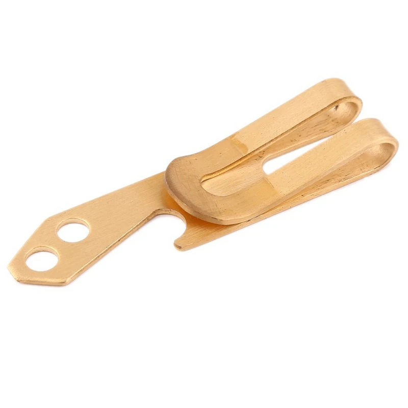 Brass Book Clip Bottle Opener