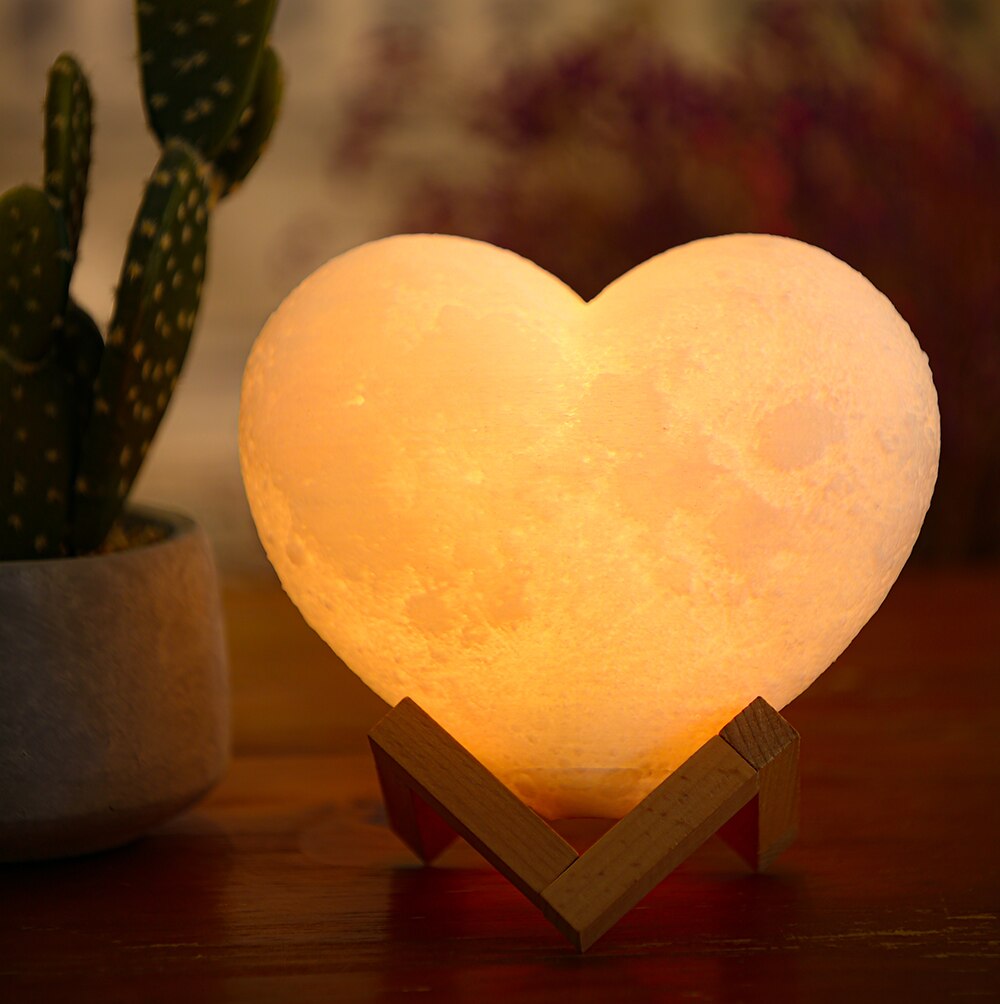 LED Heart Night Light